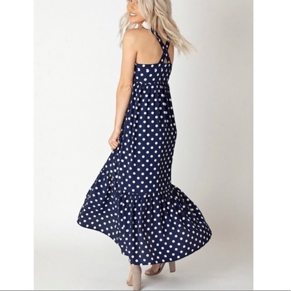 English Factory Polka Dot Maxi Dress - Picture 2 of 4